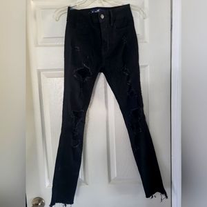 Hollister High Rise Super Skinny Jeans Size 0